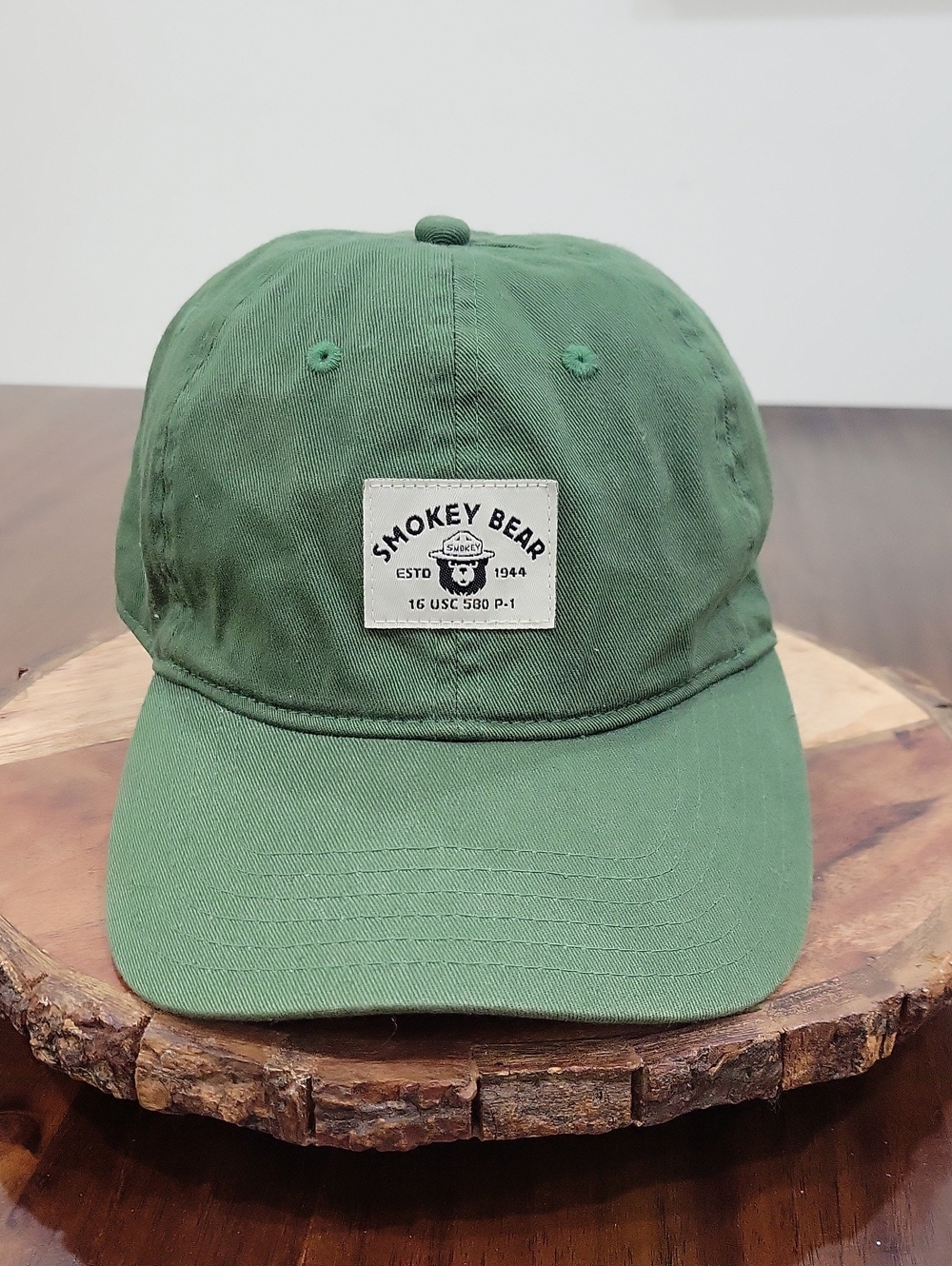 MAD Engine Smokey Bear Green Baseball Cap